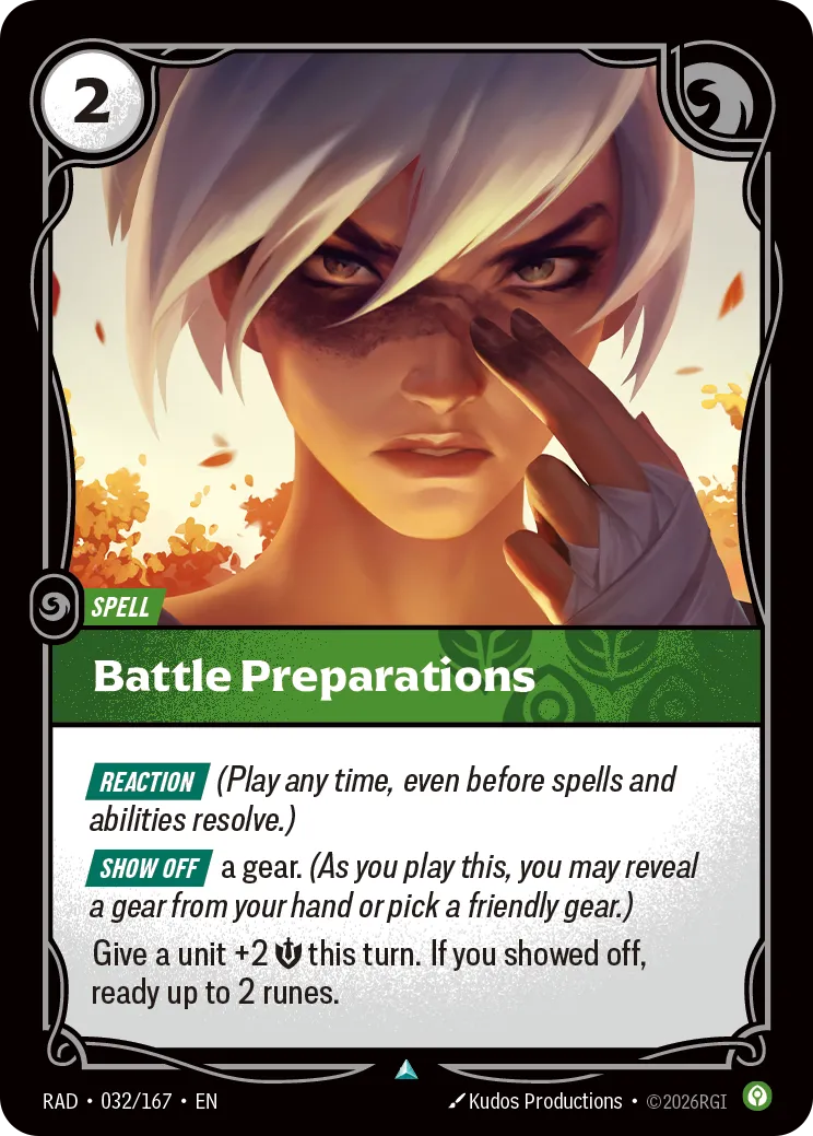 Battle Preparations — Radiance — Riftbound: League of Legends TCG