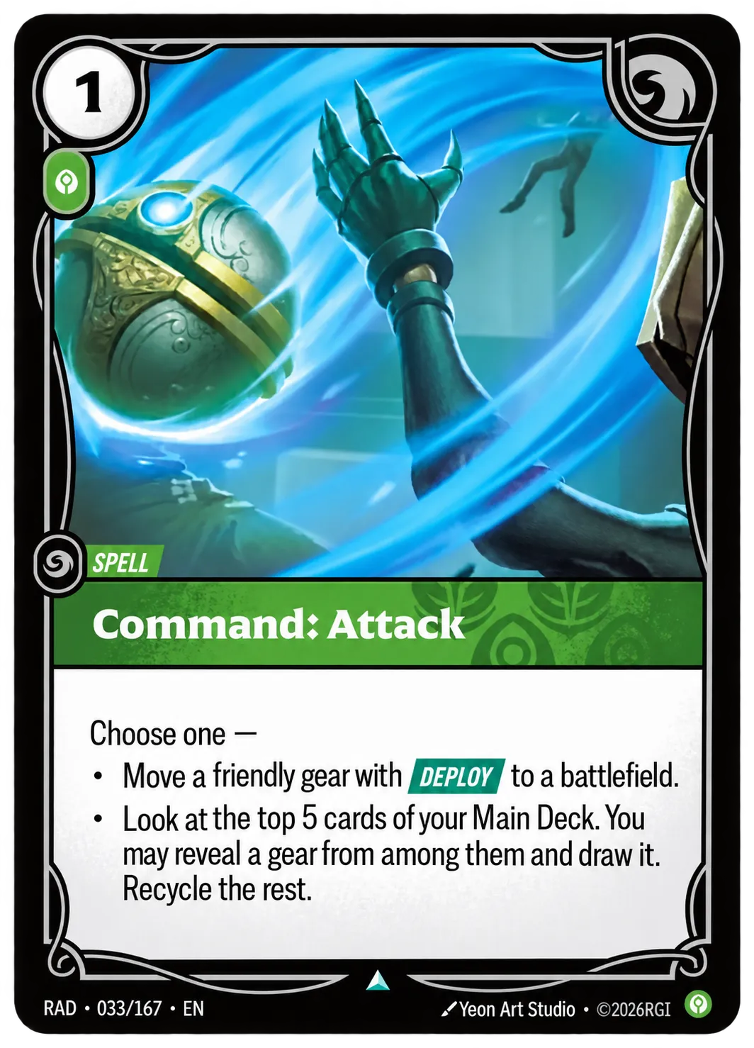Command: Attack — Radiance — Riftbound