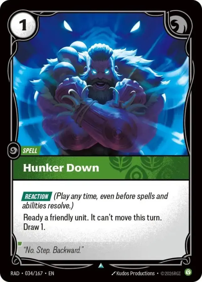 Hunker Down — Radiance — Riftbound