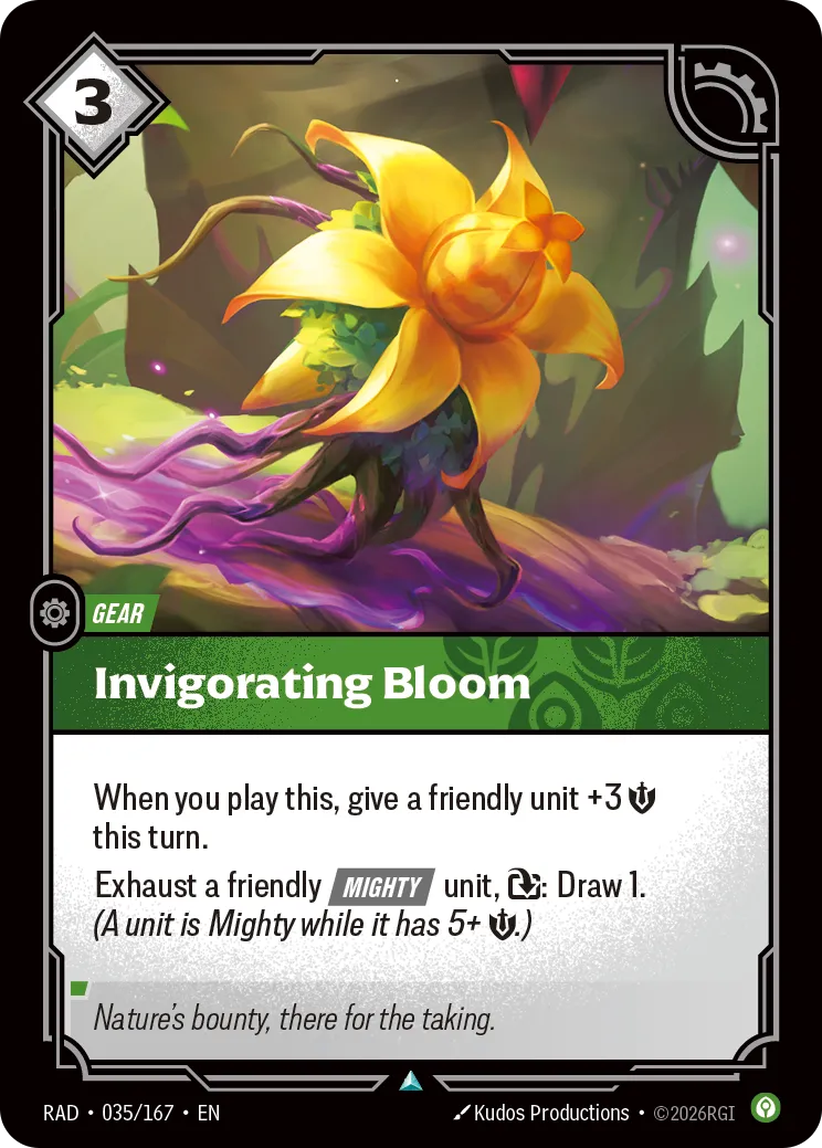 Invigorating Bloom — Radiance — Riftbound