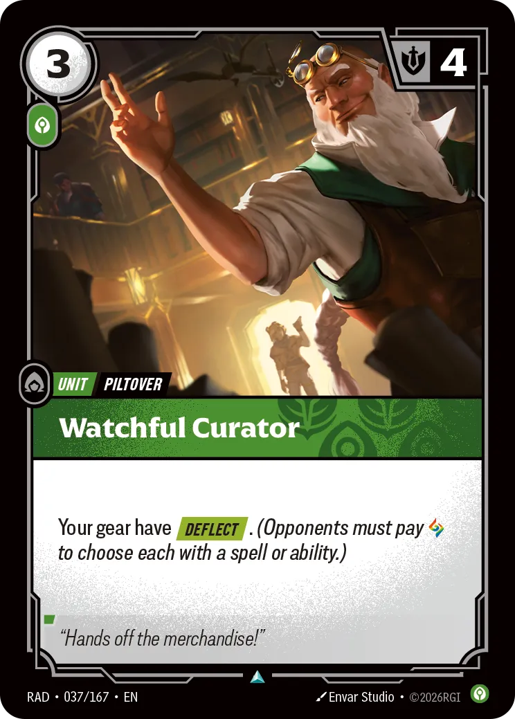 Watchful Curator — Radiance — Riftbound