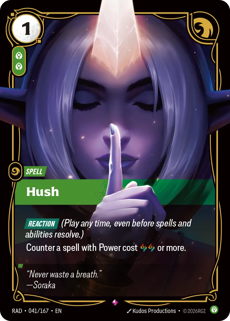 Hush — Radiance — Riftbound