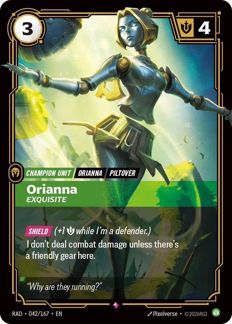 Orianna - Exquisite — Radiance — Riftbound