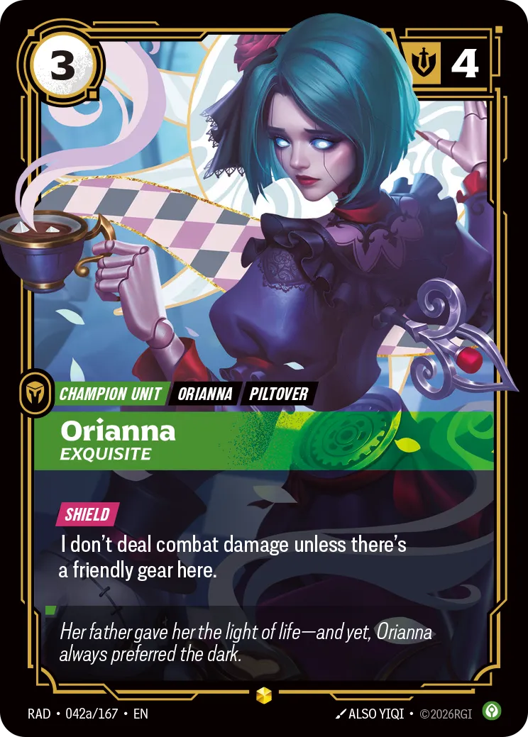 Orianna - Exquisite — Radiance — Riftbound