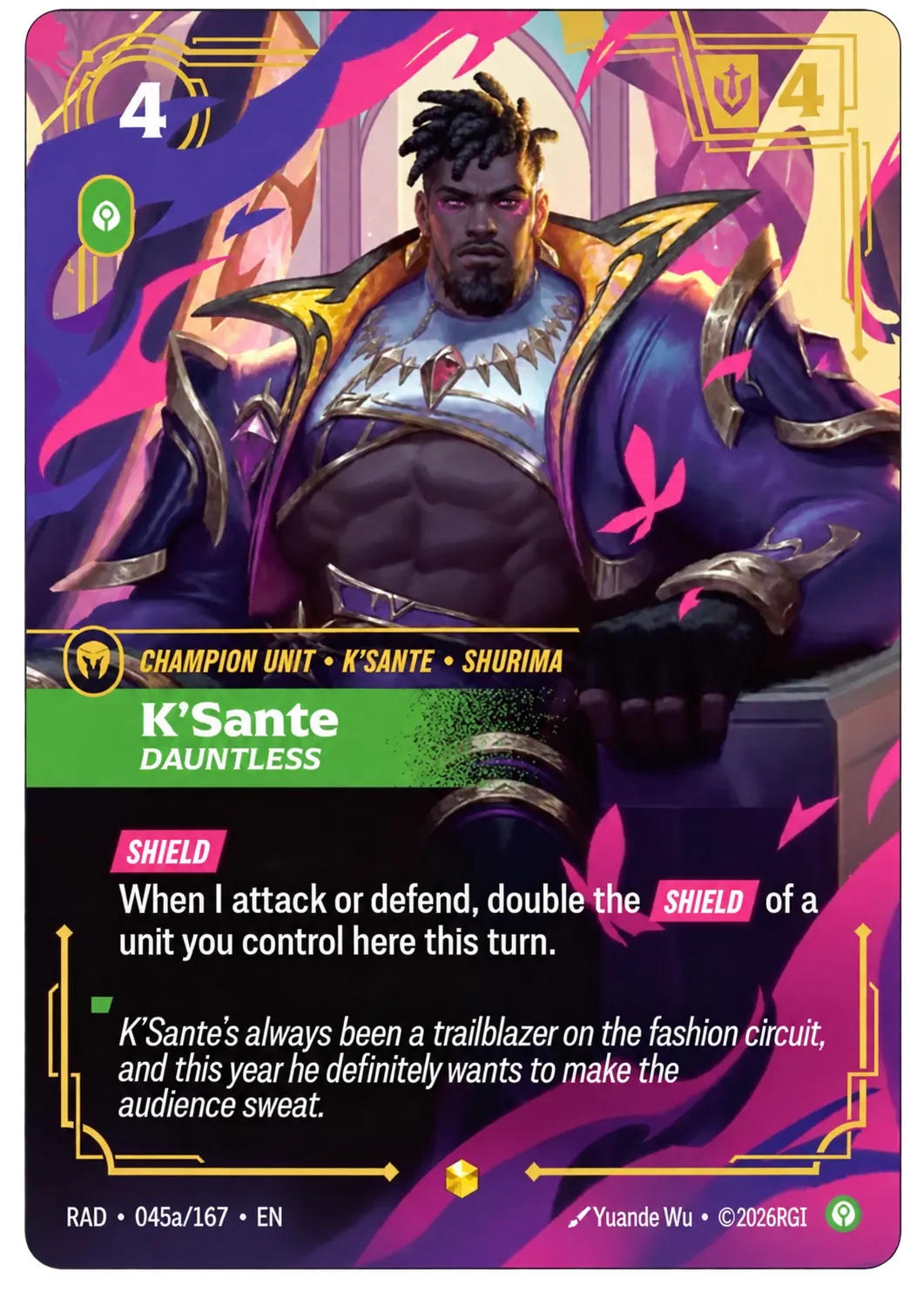 K'Sante - Dauntless — Radiance — Riftbound