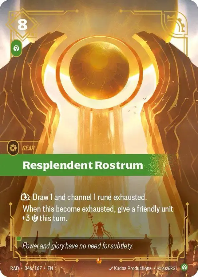 Resplendent Rostrum from Radiance - Riftbound: League of Legends TCG