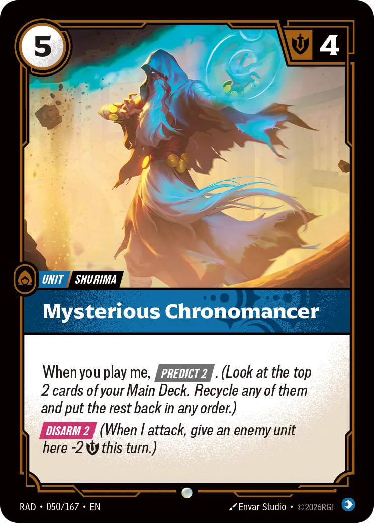 Mysterious Chronomancer — Radiance — Riftbound