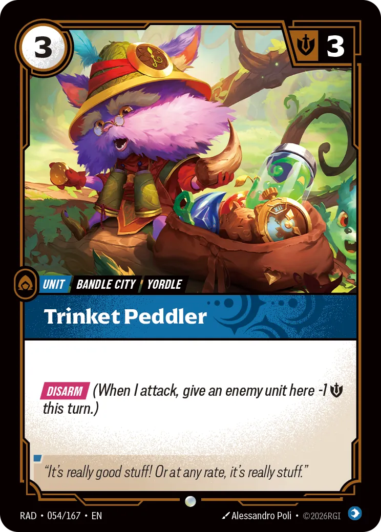 Trinket Peddler — Radiance — Riftbound