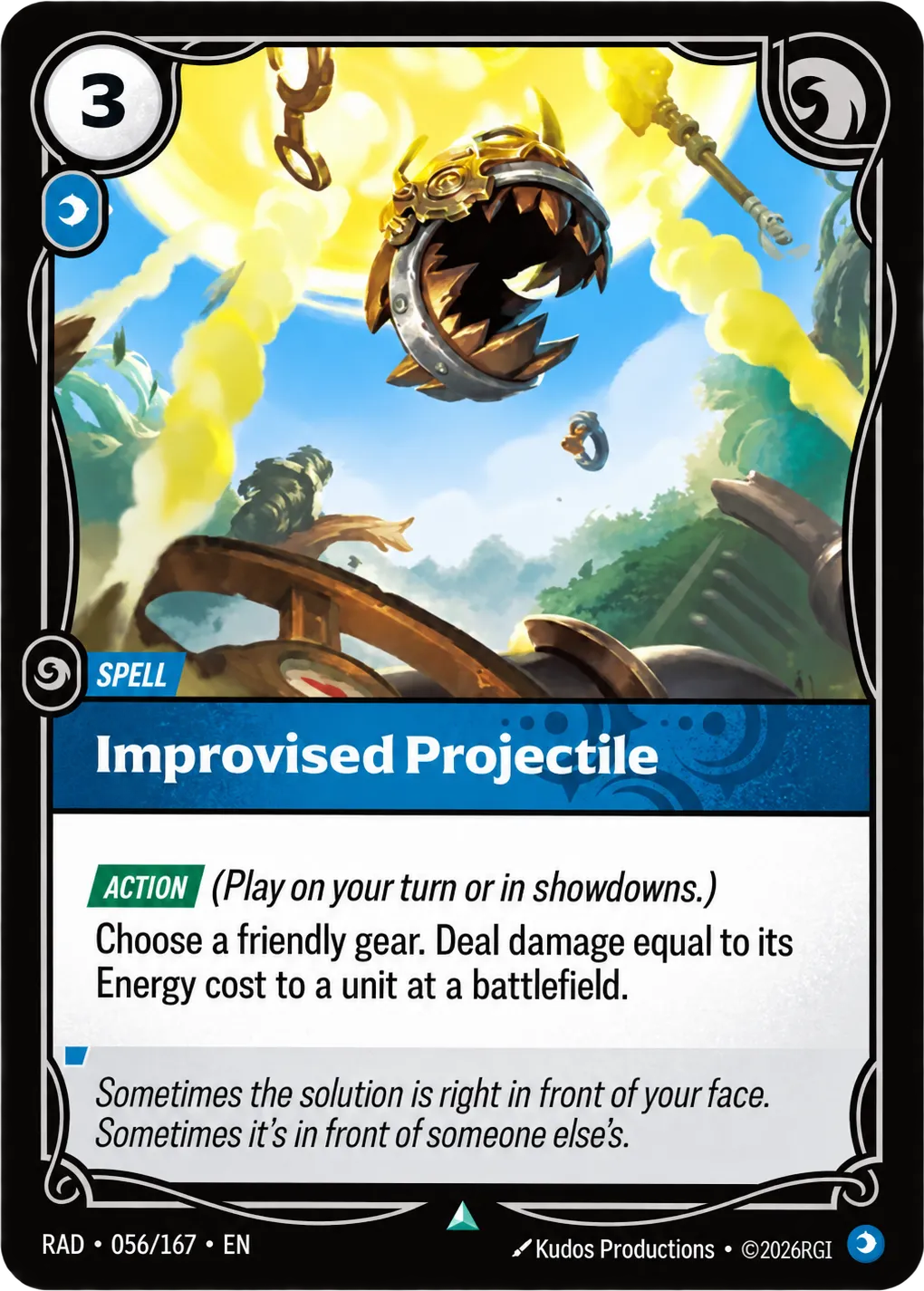 Improvised Projectile — Radiance — Riftbound
