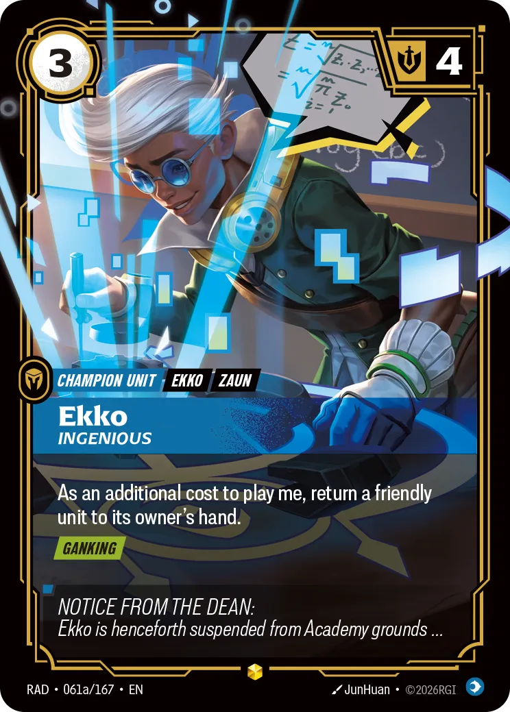 Ekko - Ingenious — Radiance — Riftbound