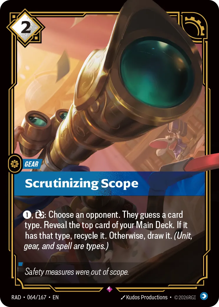 Scrutinizing Scope — Radiance — Riftbound