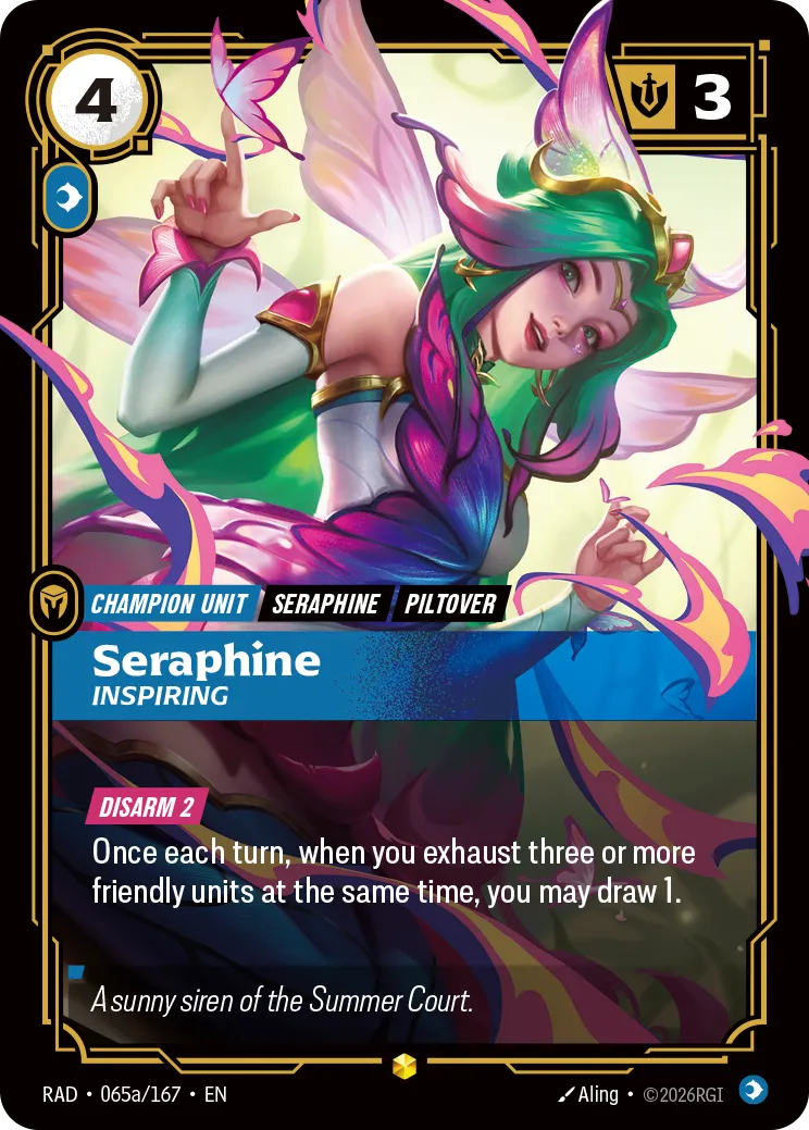 Seraphine - Inspiring — Radiance — Riftbound