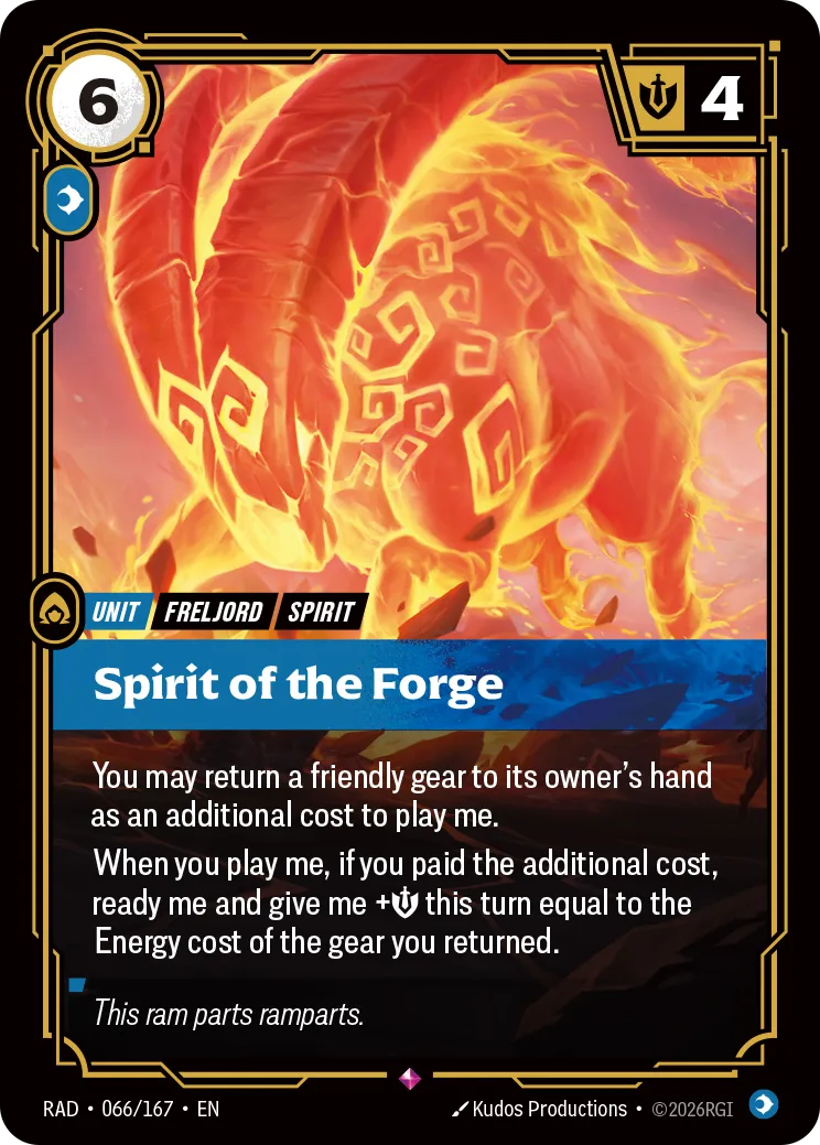 Spirit of the Forge — Radiance — Riftbound