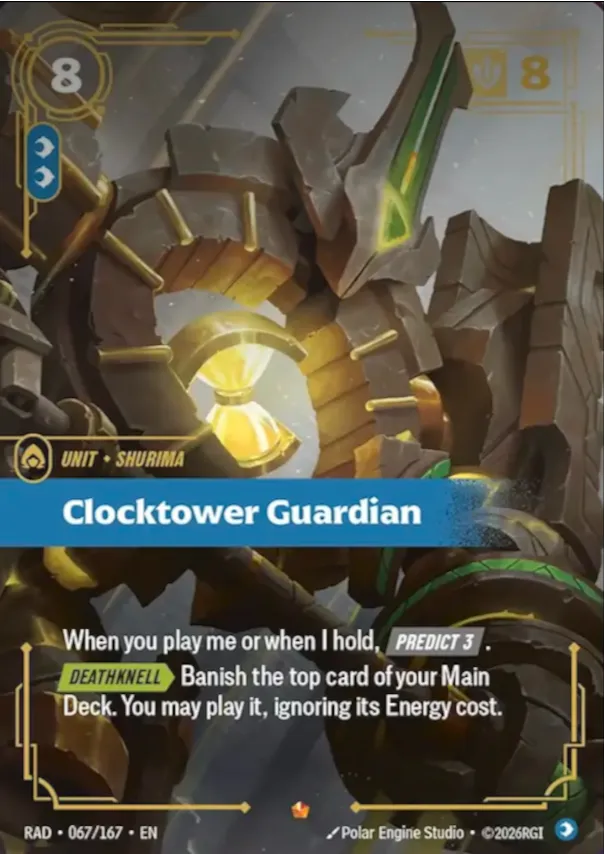 Clocktower Guardian — Radiance — Riftbound
