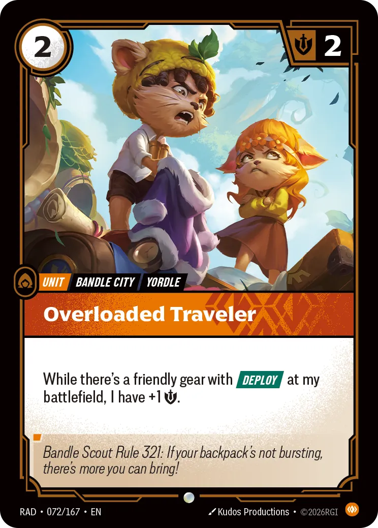 Overloaded Traveler — Radiance — Riftbound