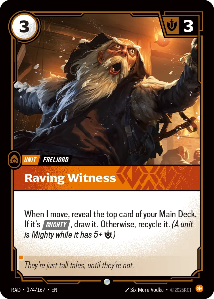 Raving Witness — Radiance — Riftbound