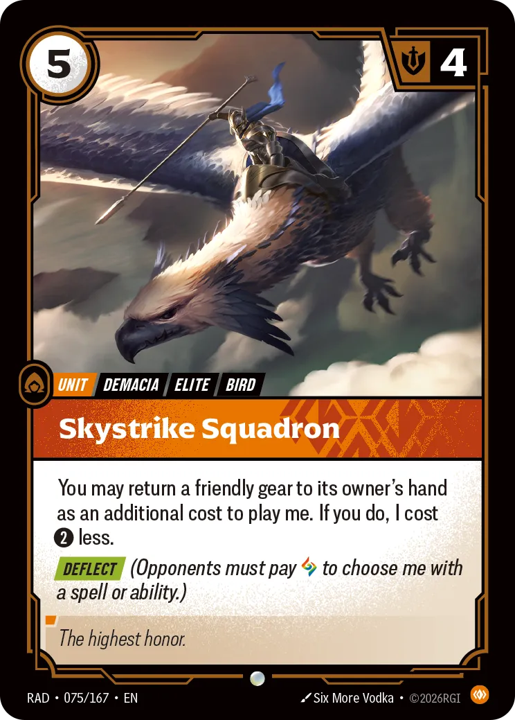 Skystrike Squadron — Radiance — Riftbound