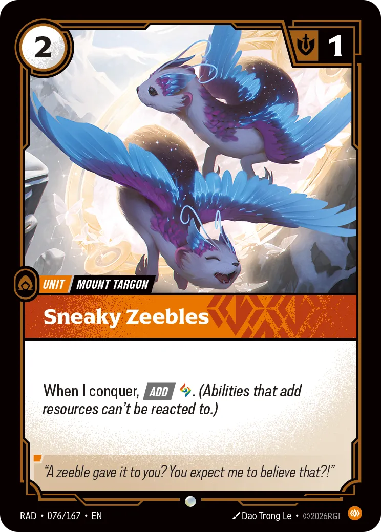 Sneaky Zeebles — Radiance — Riftbound