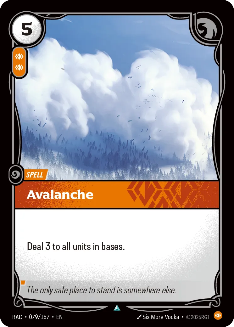 Avalanche — Radiance — Riftbound