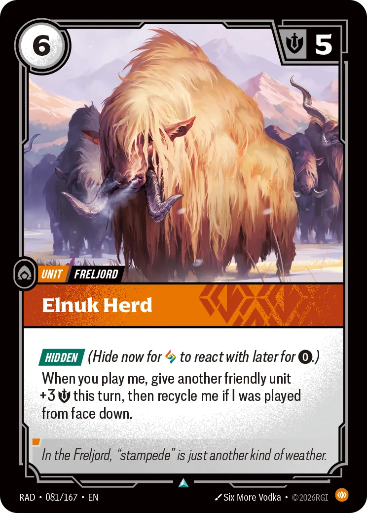 Elnuk Herd — Radiance — Riftbound