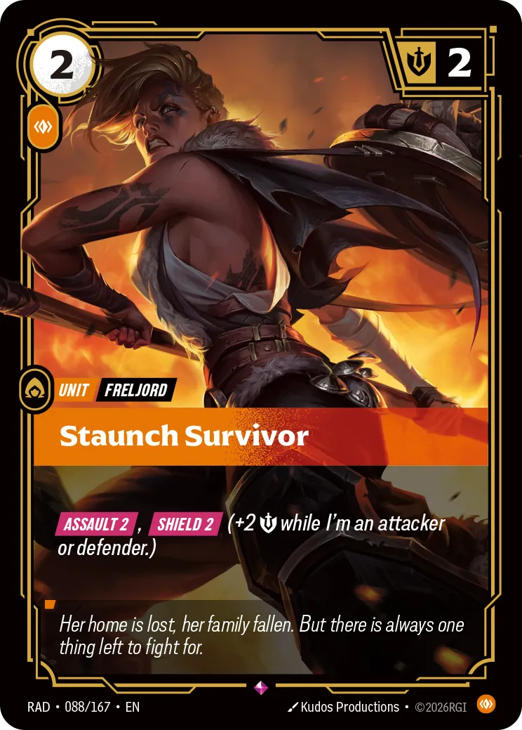 Staunch Survivor — Radiance — Riftbound