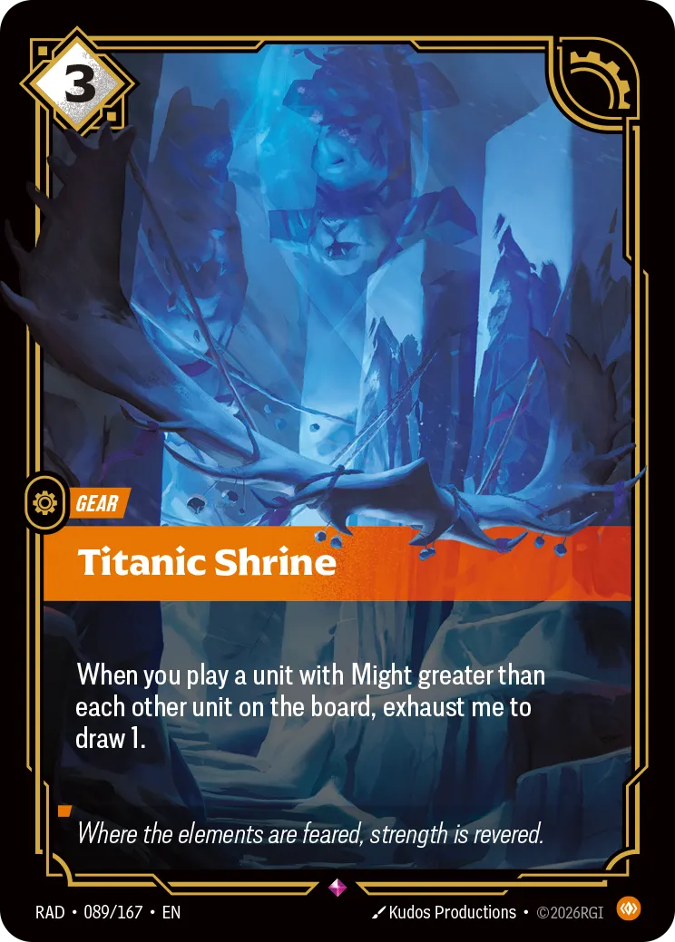 Titanic Shrine — Radiance — Riftbound