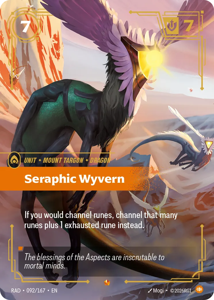Seraphic Wyvern — Radiance — Riftbound