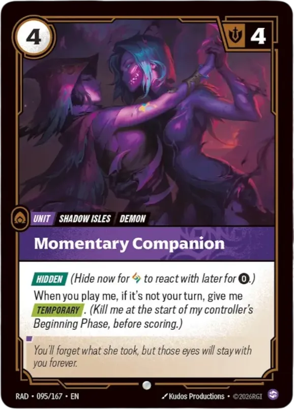 Momentary Companion — Radiance — Riftbound