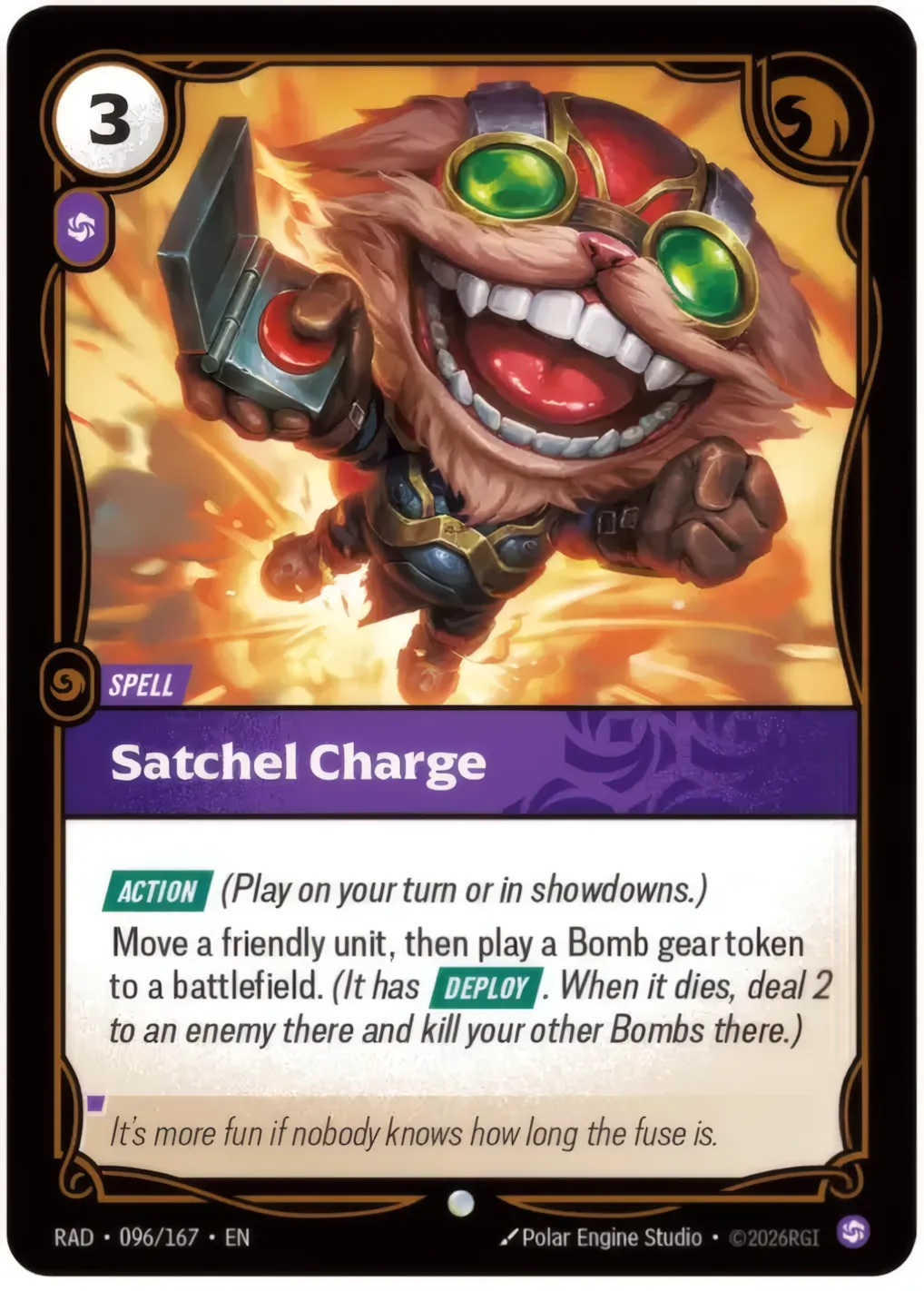 Satchel Charge — Radiance — Riftbound