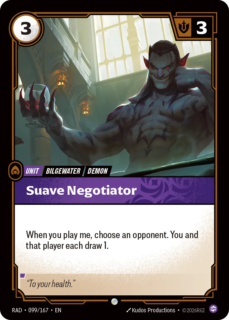 Suave Negotiator — Radiance — Riftbound