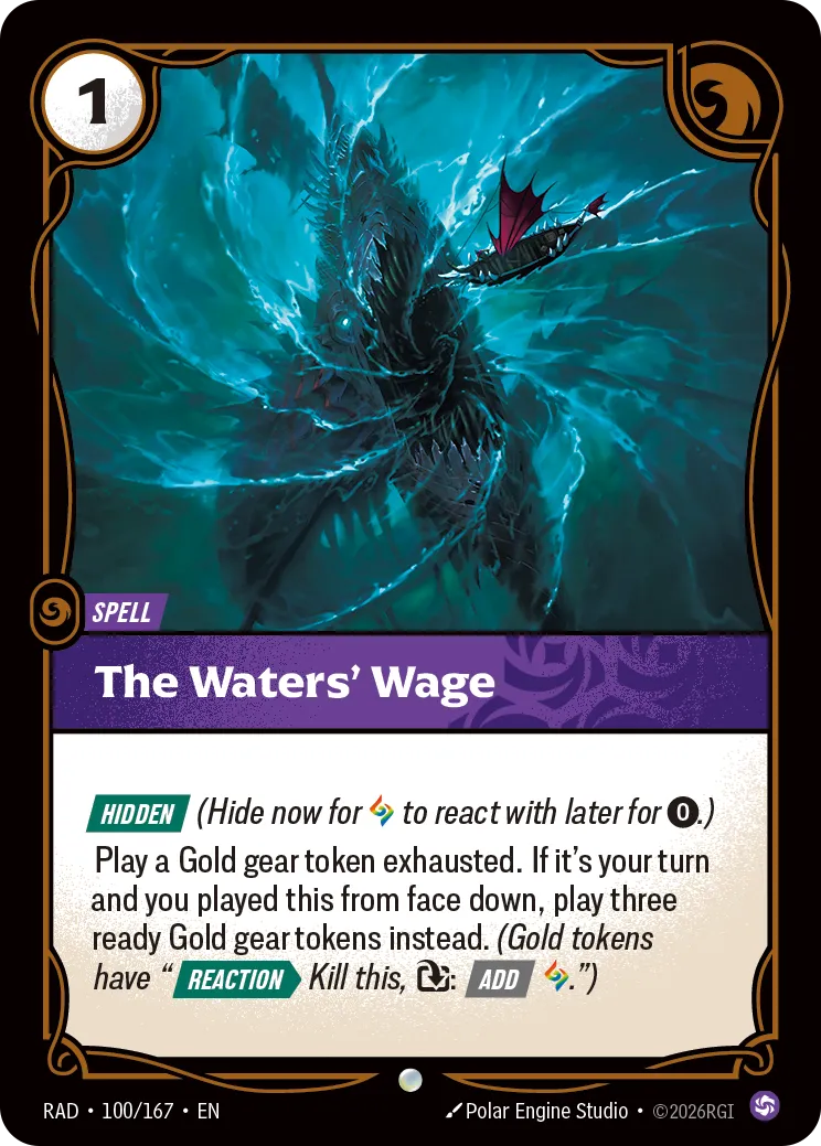 The Waters' Wage — Radiance — Riftbound
