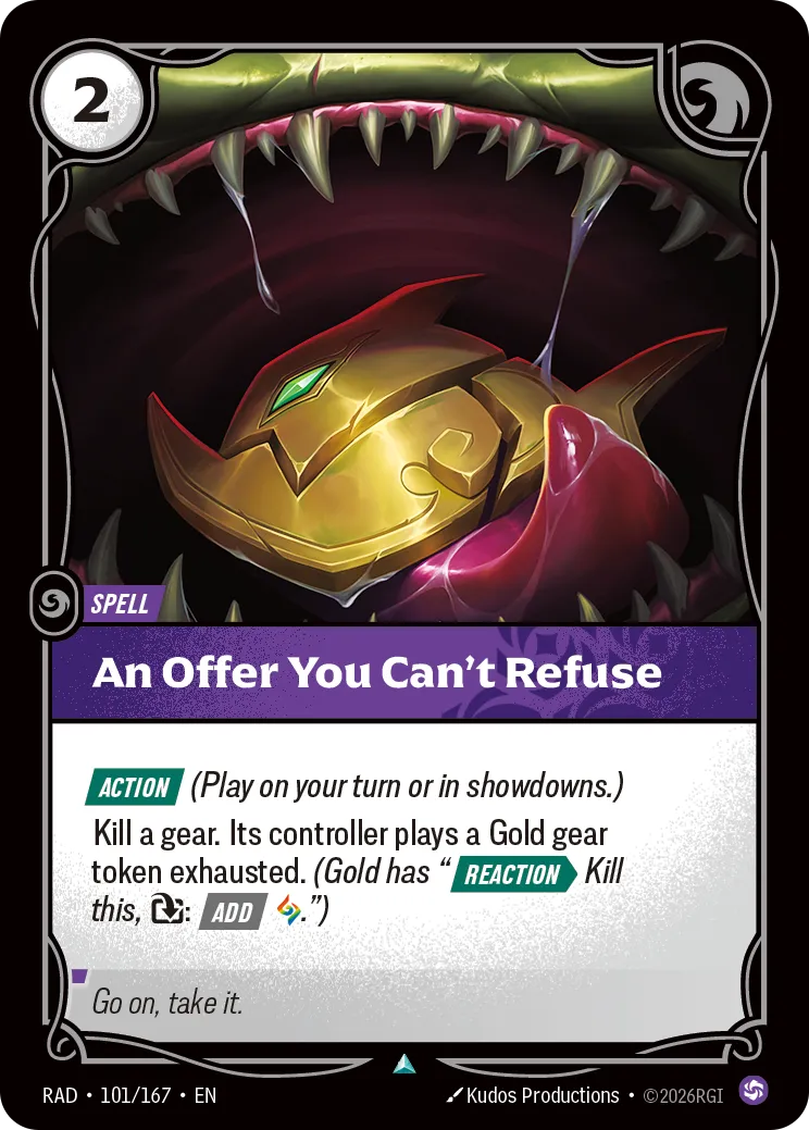 An Offer You Can't Refuse — Radiance — Riftbound
