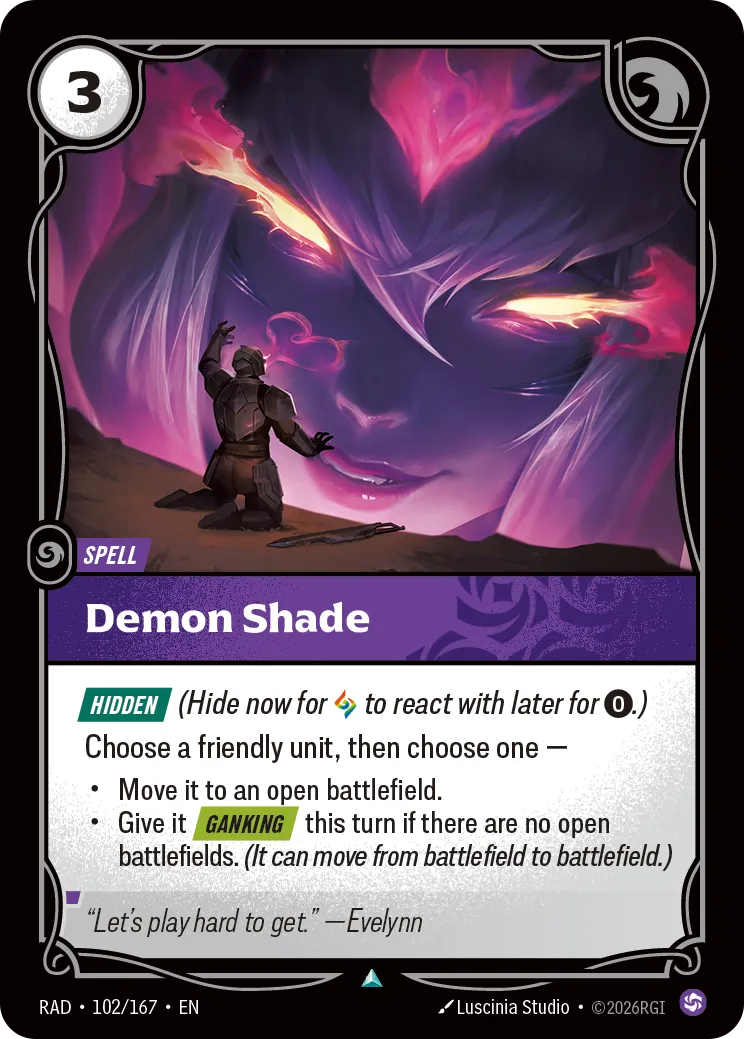 Demon Shade — Radiance — Riftbound