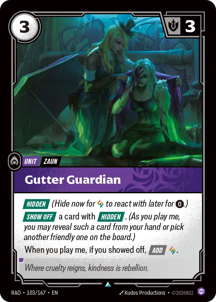 Gutter Guardian — Radiance — Riftbound