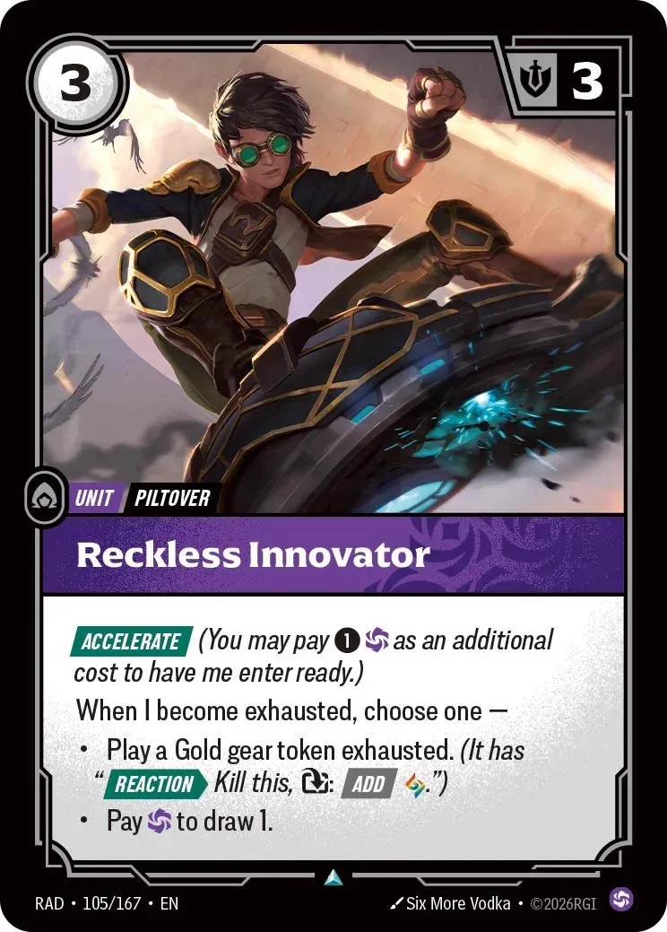 Reckless Innovator — Radiance — Riftbound