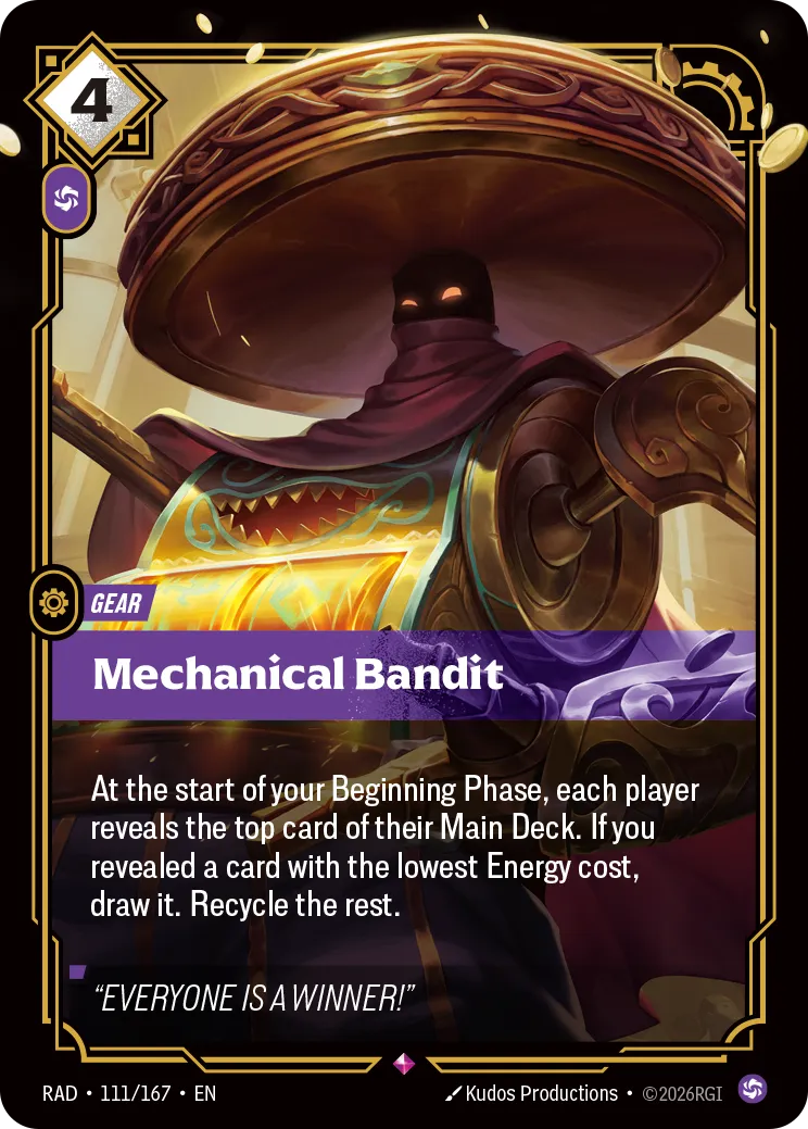 Mechanical Bandit — Radiance — Riftbound