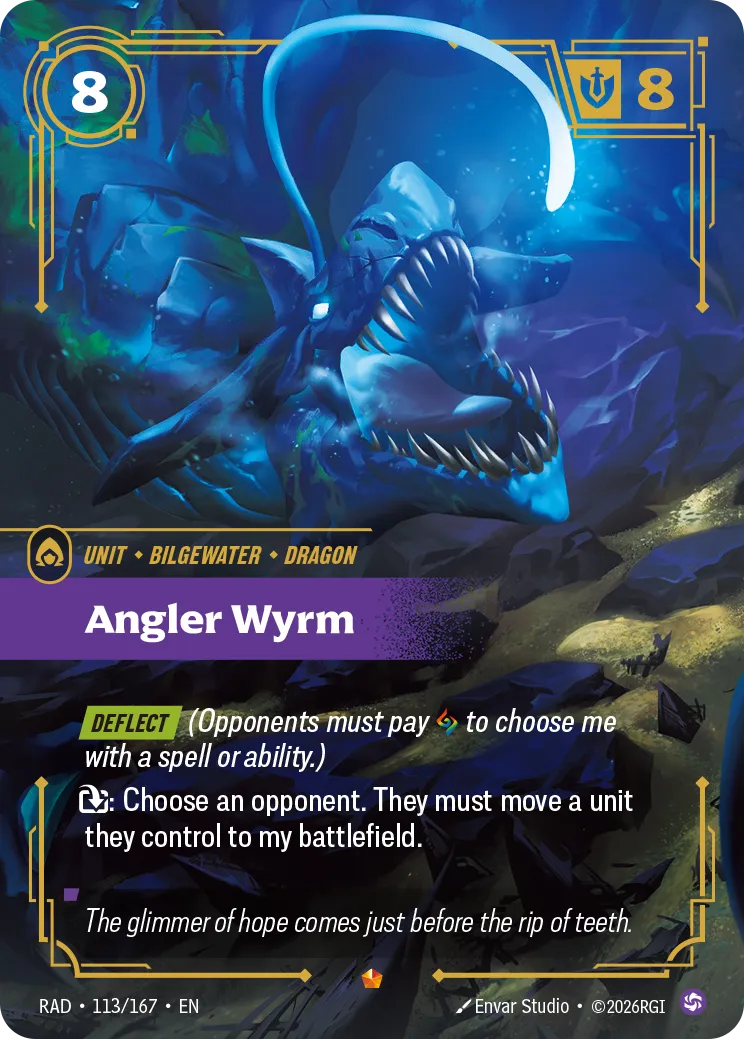 Angler Wyrm — Radiance — Riftbound: League of Legends TCG