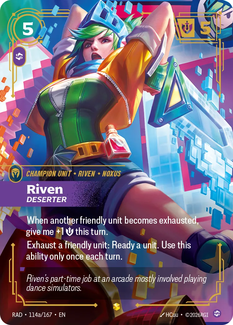Riven - Deserter — Radiance — Riftbound