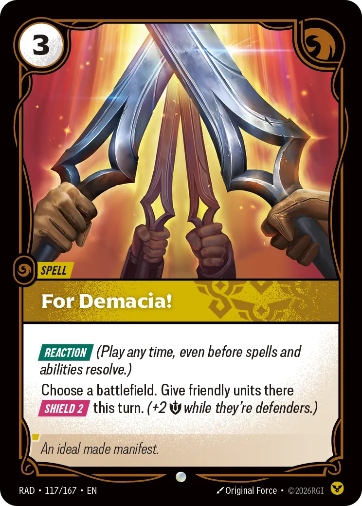 For Demacia! — Radiance — Riftbound