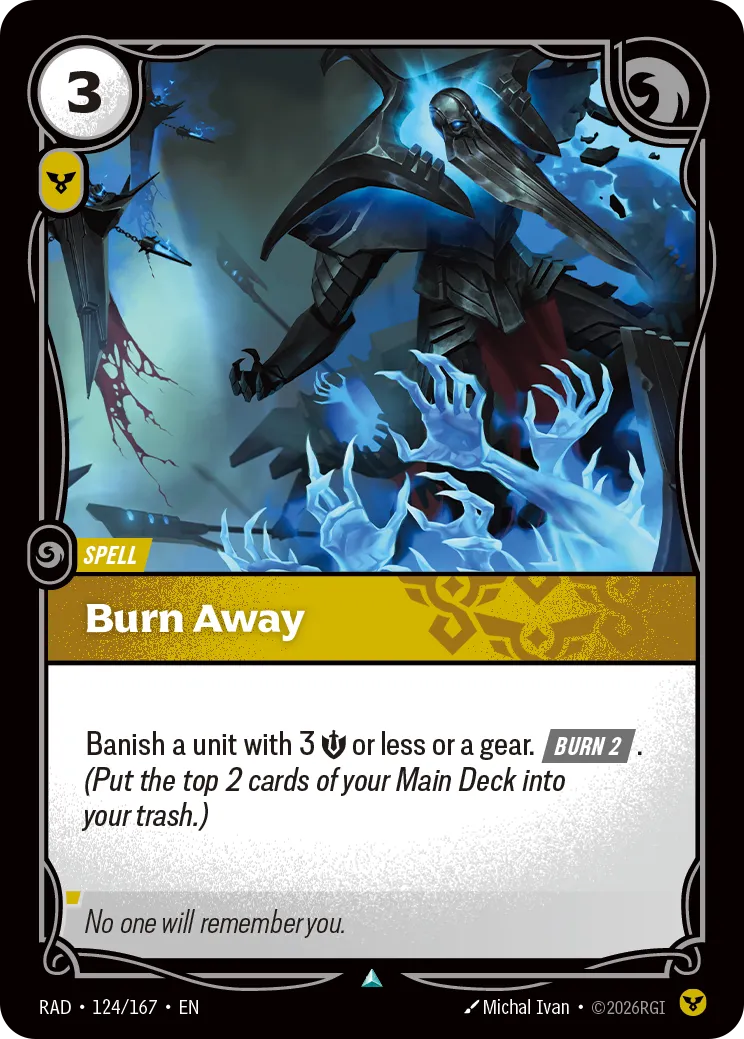 Burn Away — Radiance — Riftbound