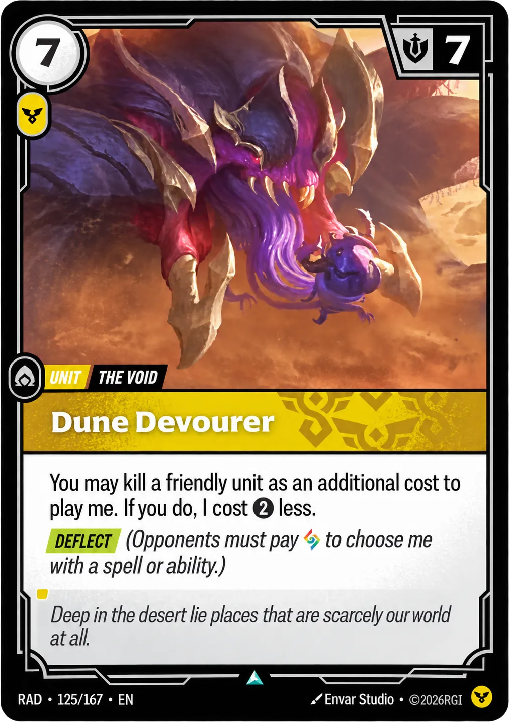 Dune Devourer — Radiance — Riftbound