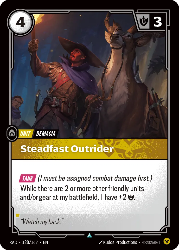 Steadfast Outrider — Radiance — Riftbound