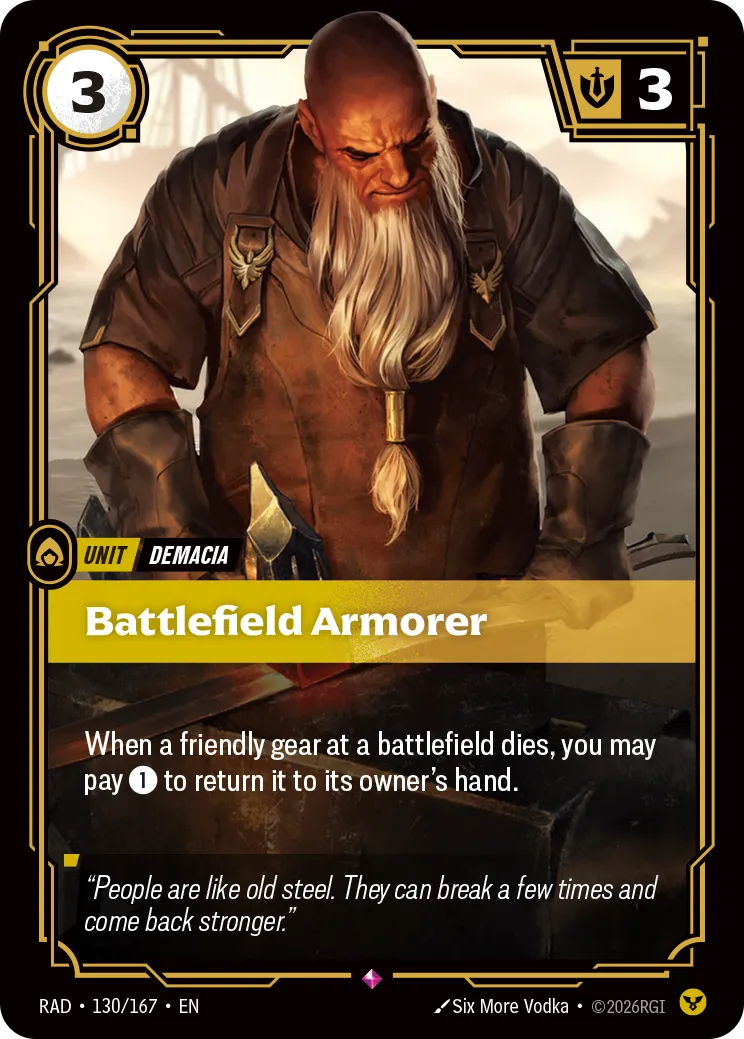 Battlefield Armorer — Radiance — Riftbound