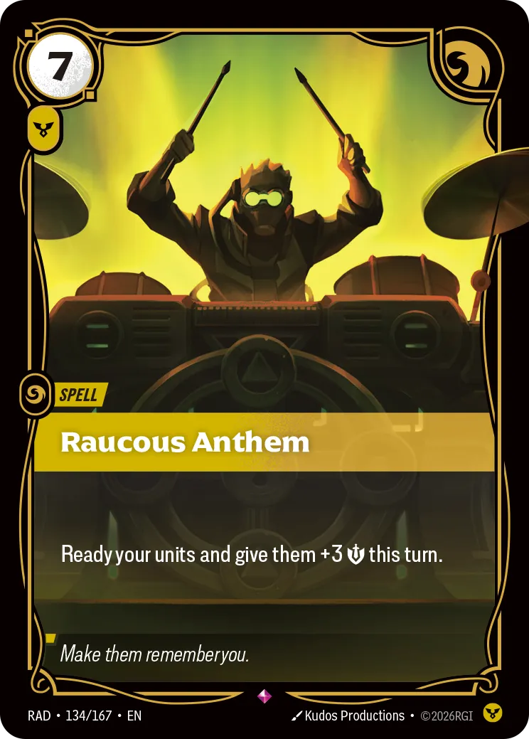 Raucous Anthem — Radiance — Riftbound