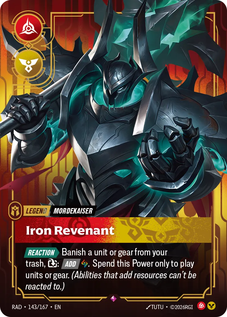 Mordekaiser - Iron Revenant — Radiance — Riftbound