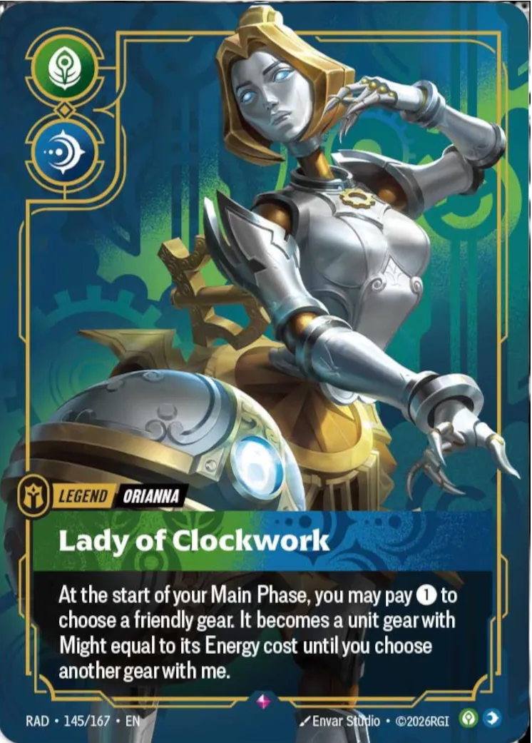 Orianna - Lady of Clockwork — Radiance — Riftbound