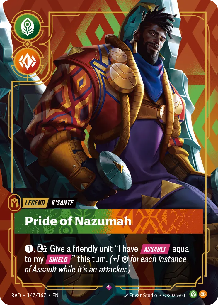 K'Sante - Pride of Nazumah — Radiance — Riftbound