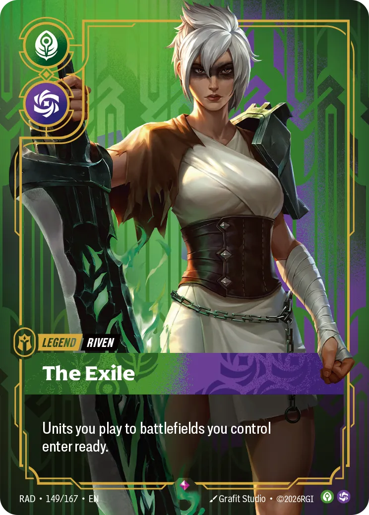 Riven - The Exile — Radiance — Riftbound
