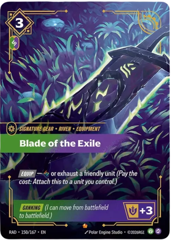 Blade of the Exile — Radiance — Riftbound