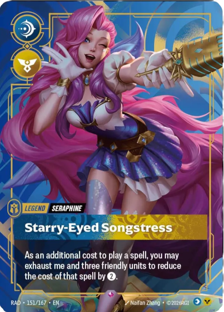 Seraphine - Starry-Eyed Songstress — Radiance — Riftbound